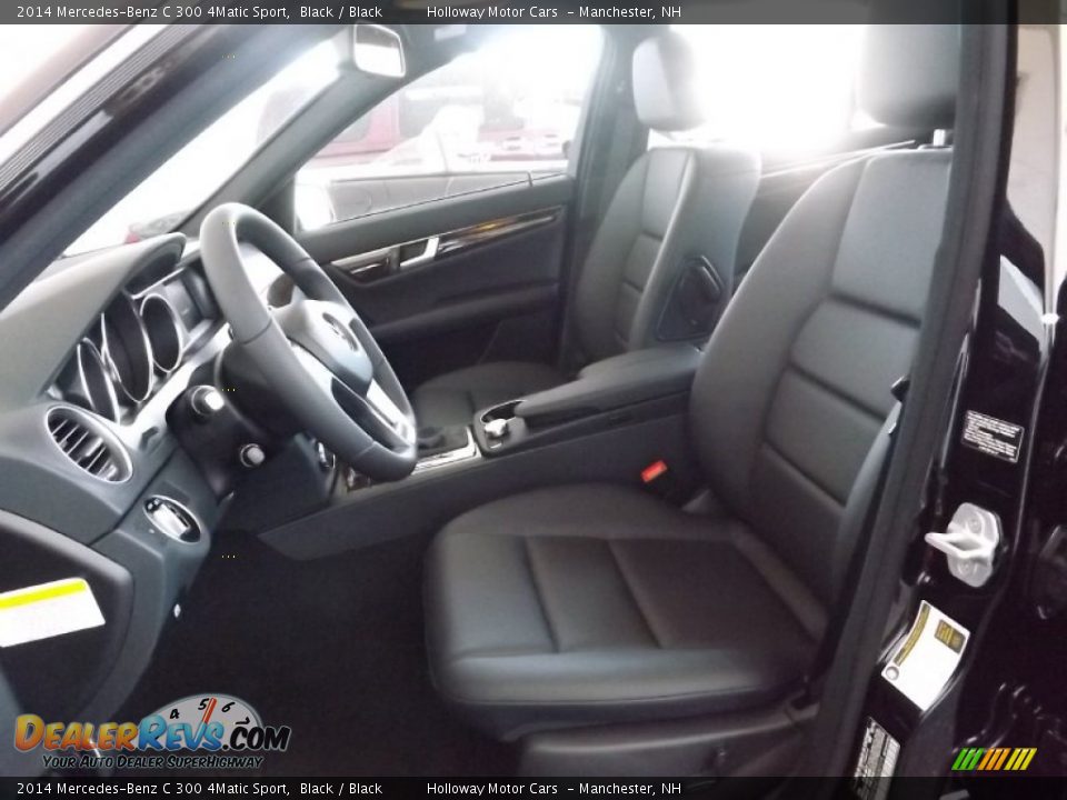 2014 Mercedes-Benz C 300 4Matic Sport Black / Black Photo #10