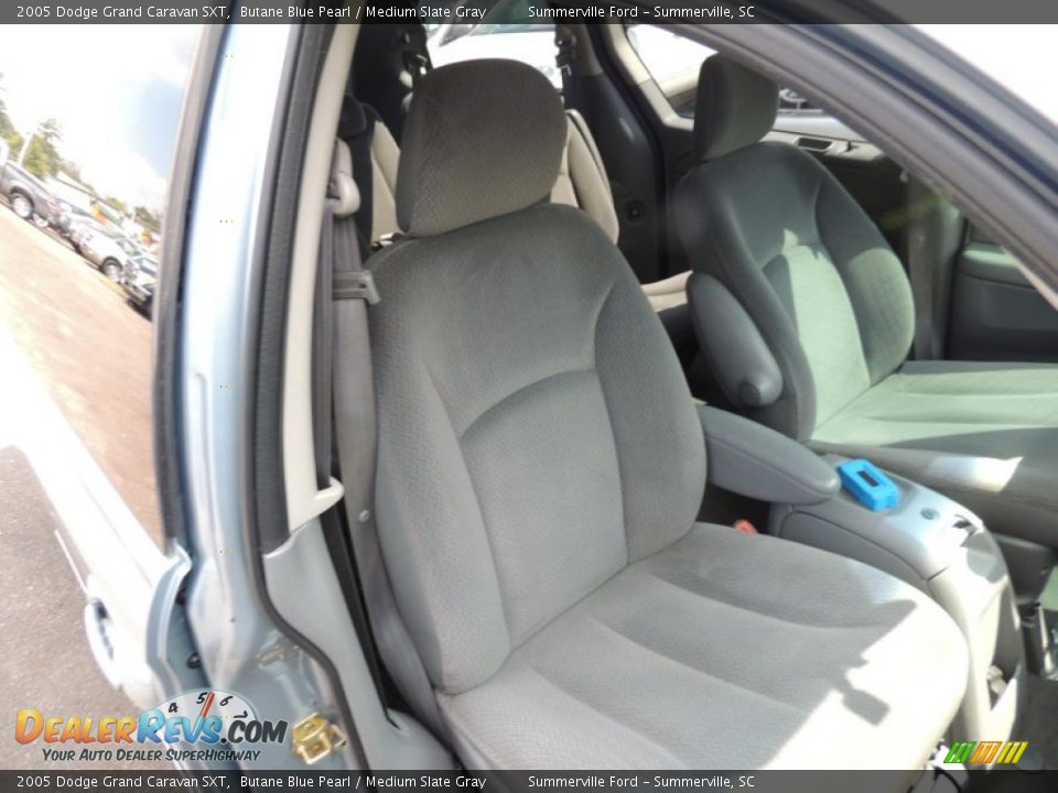2005 Dodge Grand Caravan SXT Butane Blue Pearl / Medium Slate Gray Photo #8