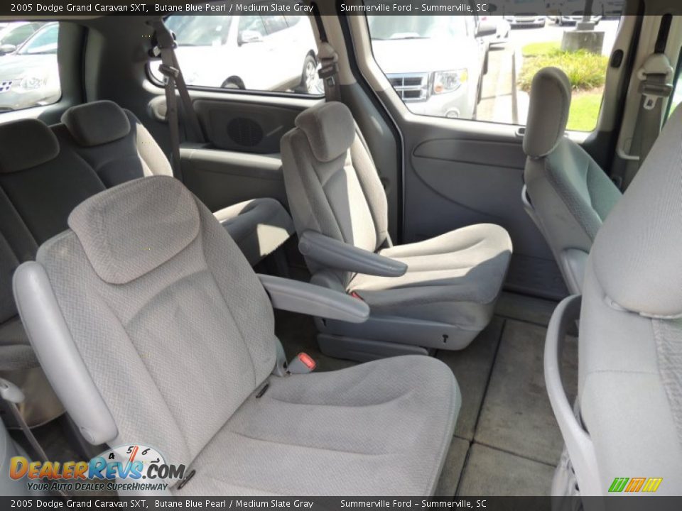 2005 Dodge Grand Caravan SXT Butane Blue Pearl / Medium Slate Gray Photo #10