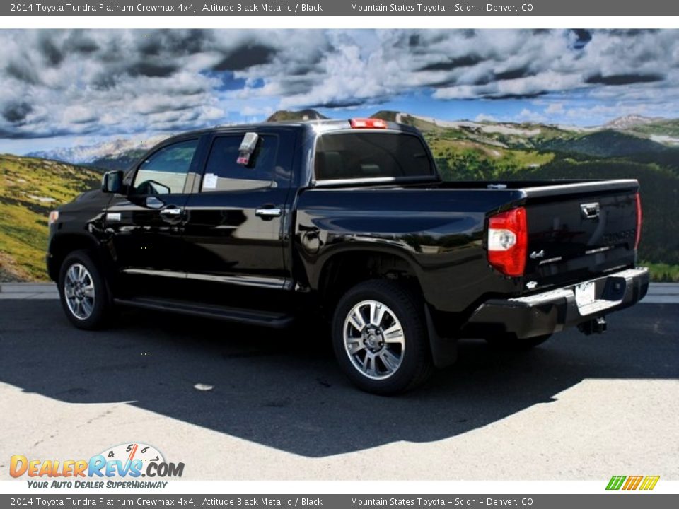 2014 Toyota Tundra Platinum Crewmax 4x4 Attitude Black Metallic / Black Photo #3