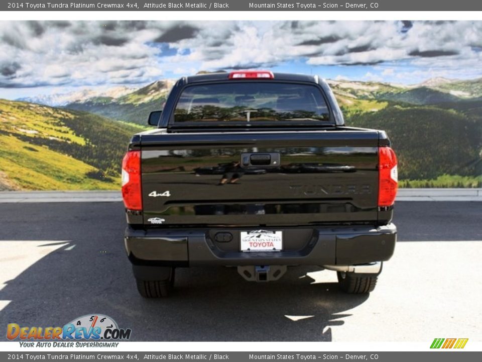 2014 Toyota Tundra Platinum Crewmax 4x4 Attitude Black Metallic / Black Photo #4