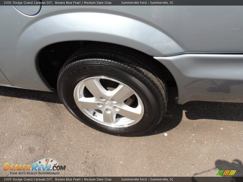 2005 Dodge Grand Caravan SXT Butane Blue Pearl / Medium Slate Gray Photo #14