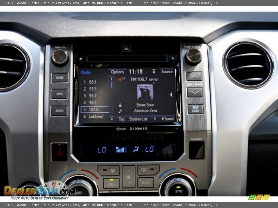 Controls of 2014 Toyota Tundra Platinum Crewmax 4x4 Photo #7
