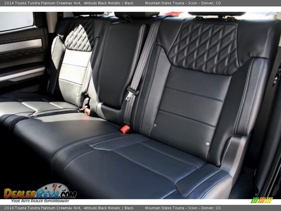 Rear Seat of 2014 Toyota Tundra Platinum Crewmax 4x4 Photo #8