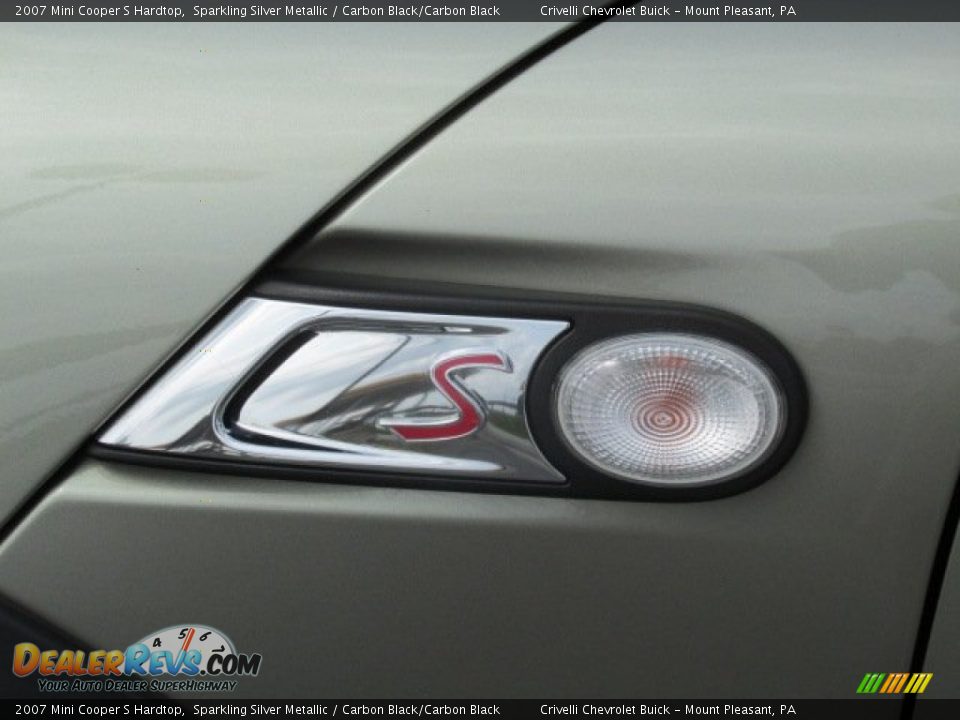 2007 Mini Cooper S Hardtop Sparkling Silver Metallic / Carbon Black/Carbon Black Photo #4