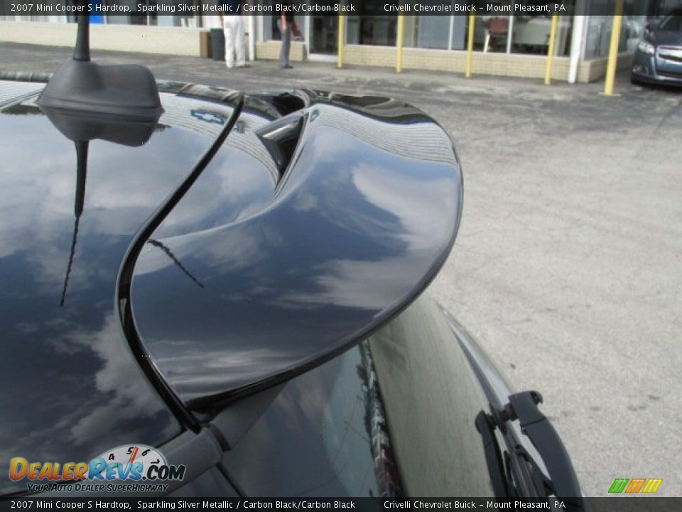 2007 Mini Cooper S Hardtop Sparkling Silver Metallic / Carbon Black/Carbon Black Photo #6