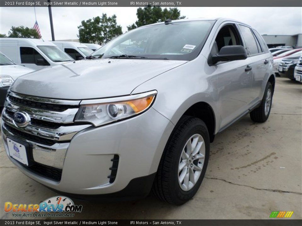 2013 Ford Edge SE Ingot Silver Metallic / Medium Light Stone Photo #1