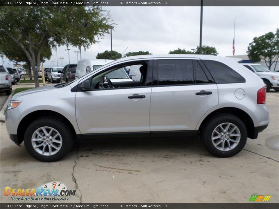 2013 Ford Edge SE Ingot Silver Metallic / Medium Light Stone Photo #2