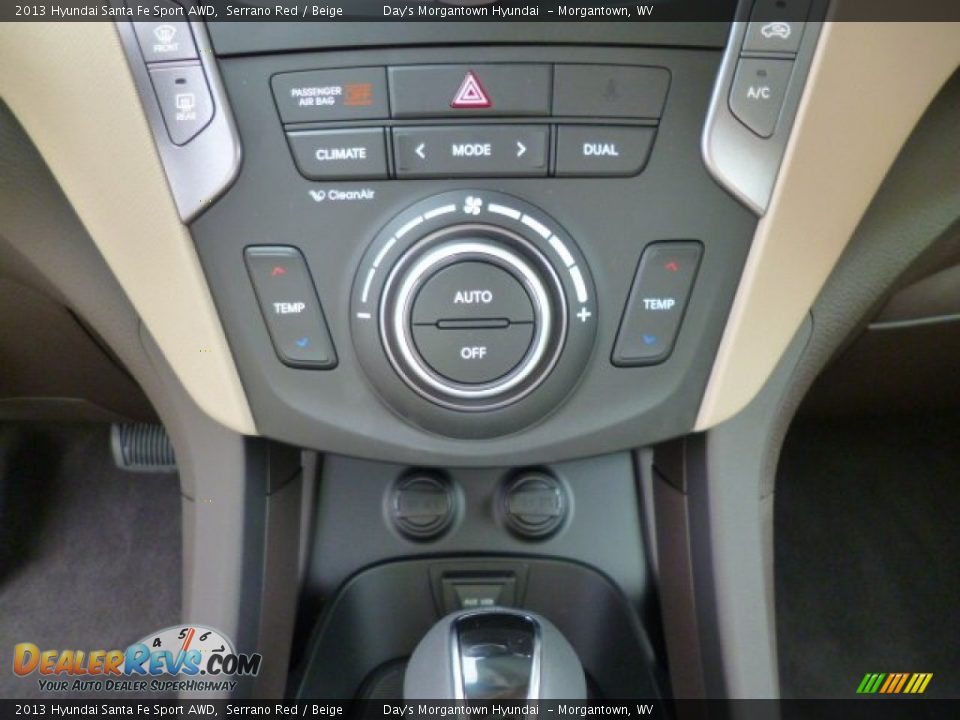 2013 Hyundai Santa Fe Sport AWD Serrano Red / Beige Photo #18