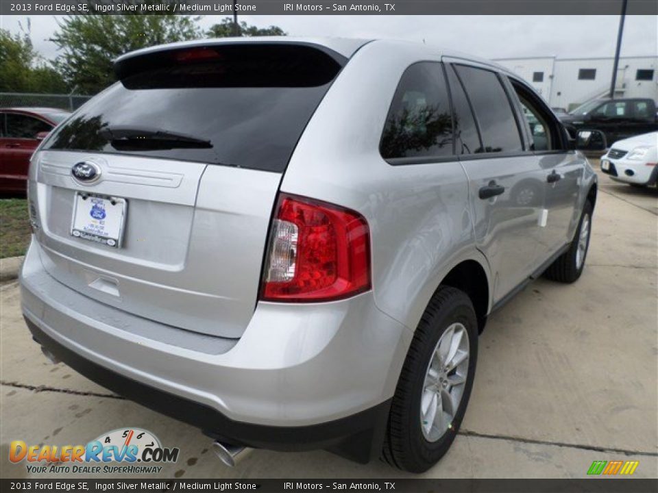 2013 Ford Edge SE Ingot Silver Metallic / Medium Light Stone Photo #5