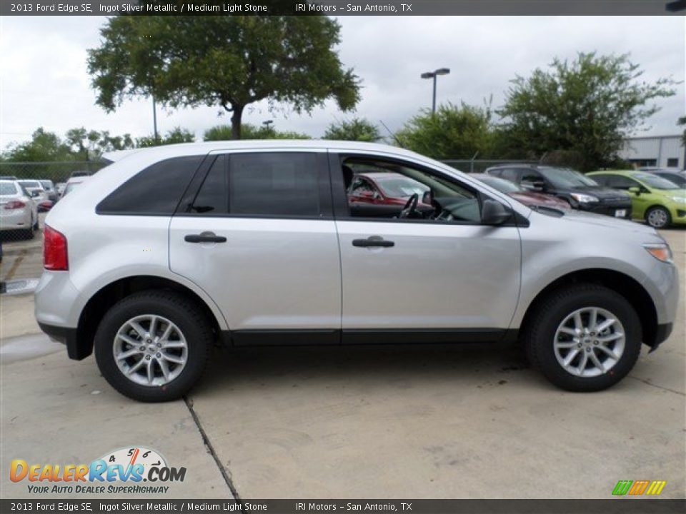2013 Ford Edge SE Ingot Silver Metallic / Medium Light Stone Photo #6