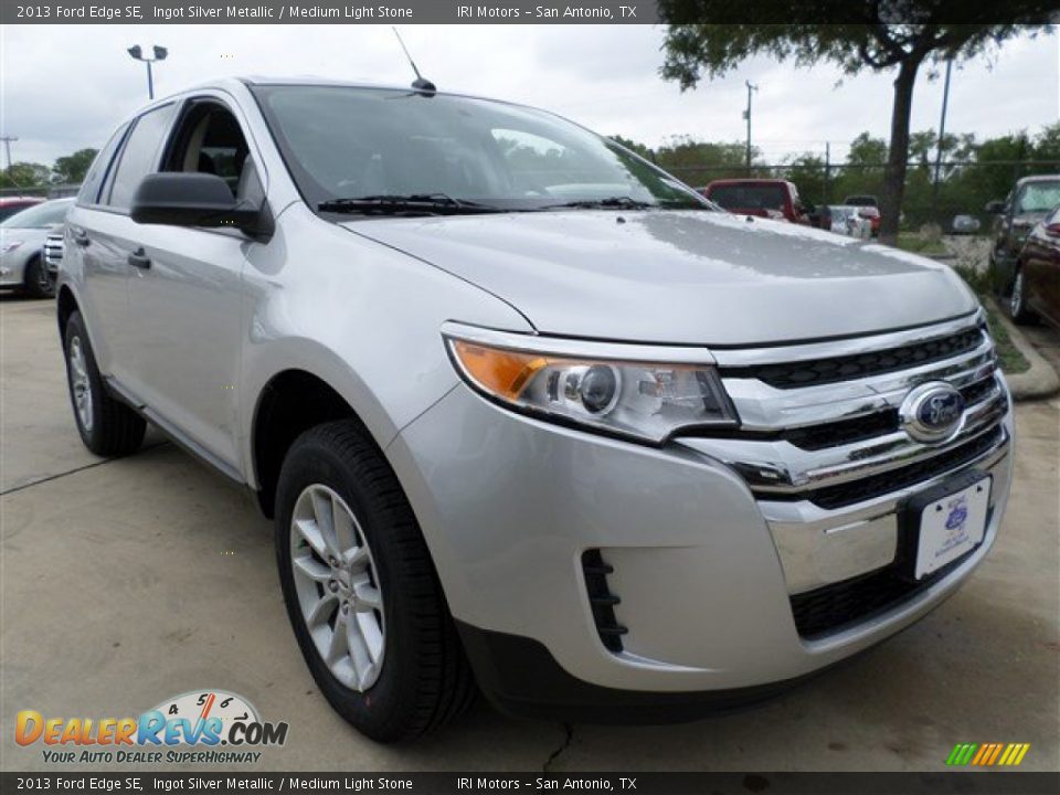 2013 Ford Edge SE Ingot Silver Metallic / Medium Light Stone Photo #7