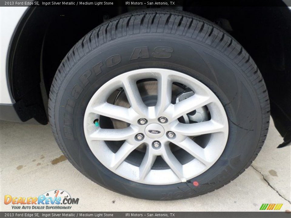 2013 Ford Edge SE Ingot Silver Metallic / Medium Light Stone Photo #8
