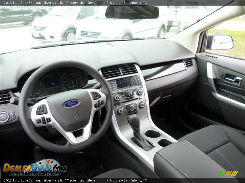 2013 Ford Edge SE Ingot Silver Metallic / Medium Light Stone Photo #14