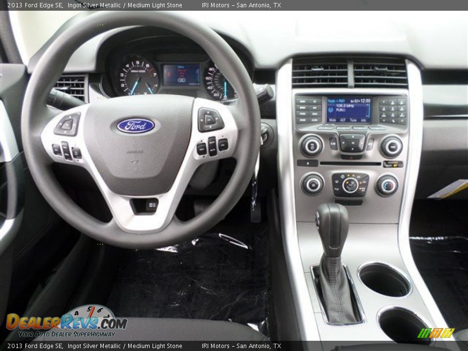 2013 Ford Edge SE Ingot Silver Metallic / Medium Light Stone Photo #15