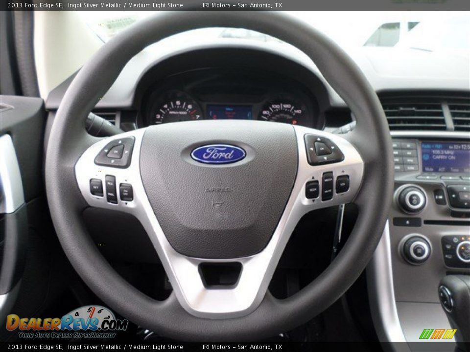 2013 Ford Edge SE Ingot Silver Metallic / Medium Light Stone Photo #16