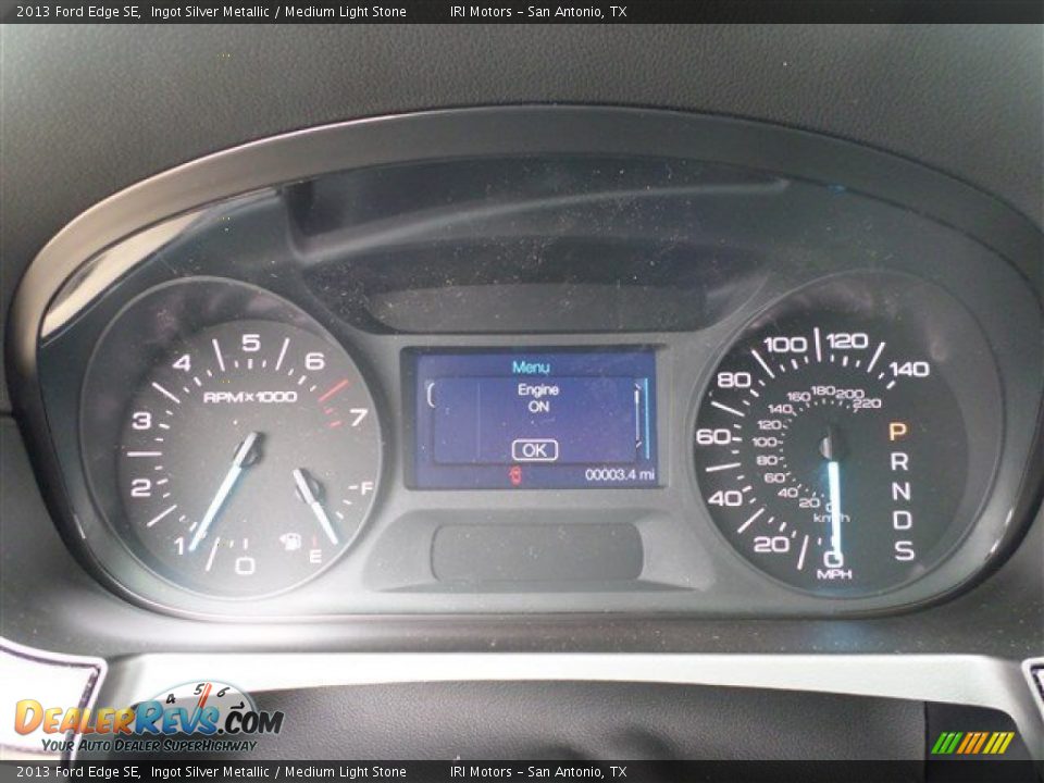 2013 Ford Edge SE Ingot Silver Metallic / Medium Light Stone Photo #23