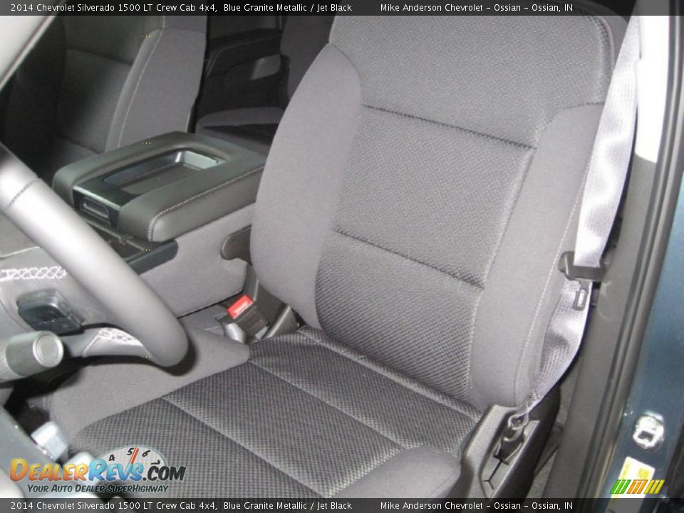 2014 Chevrolet Silverado 1500 LT Crew Cab 4x4 Blue Granite Metallic / Jet Black Photo #8