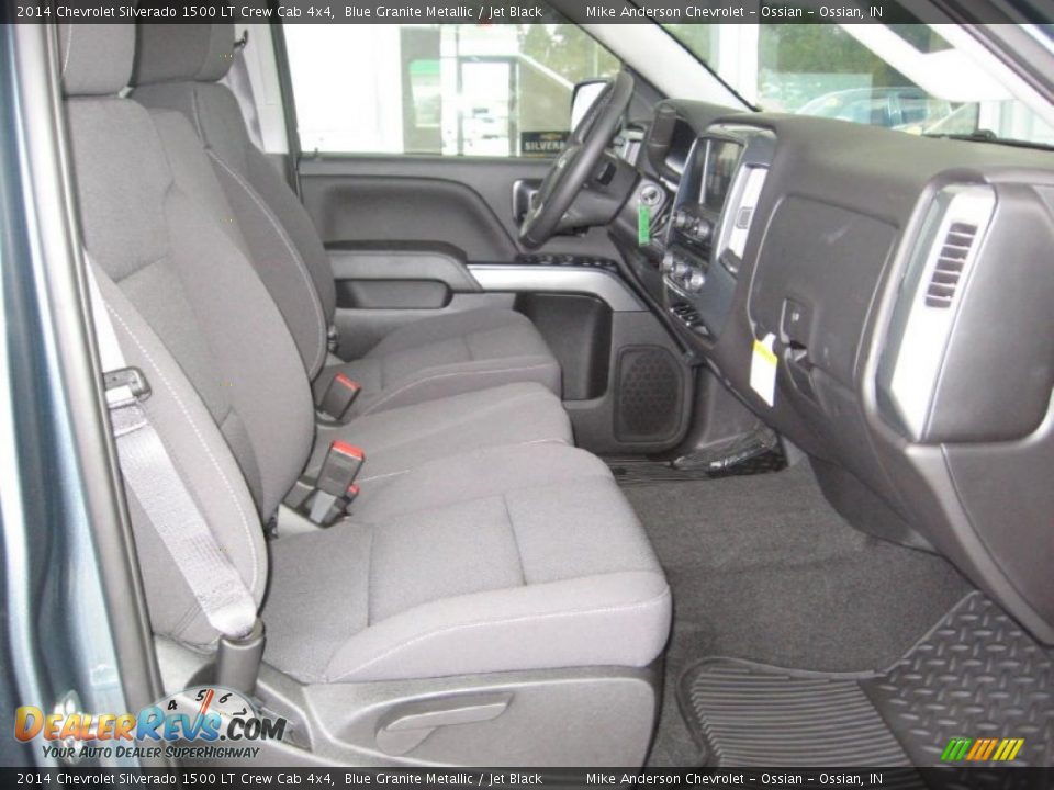 2014 Chevrolet Silverado 1500 LT Crew Cab 4x4 Blue Granite Metallic / Jet Black Photo #9
