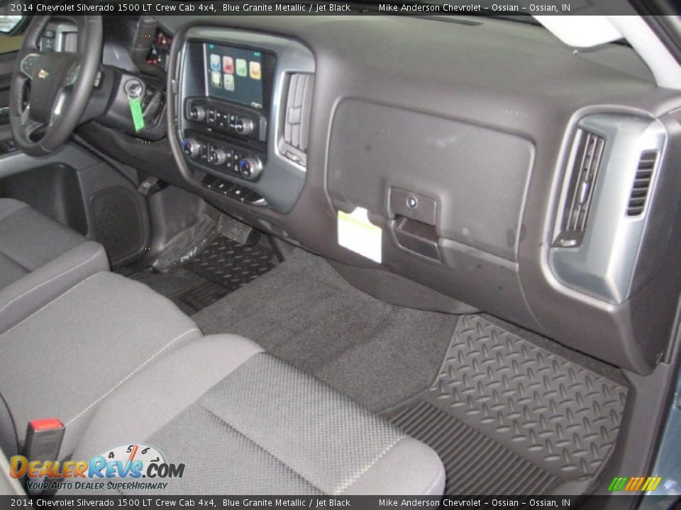 2014 Chevrolet Silverado 1500 LT Crew Cab 4x4 Blue Granite Metallic / Jet Black Photo #11