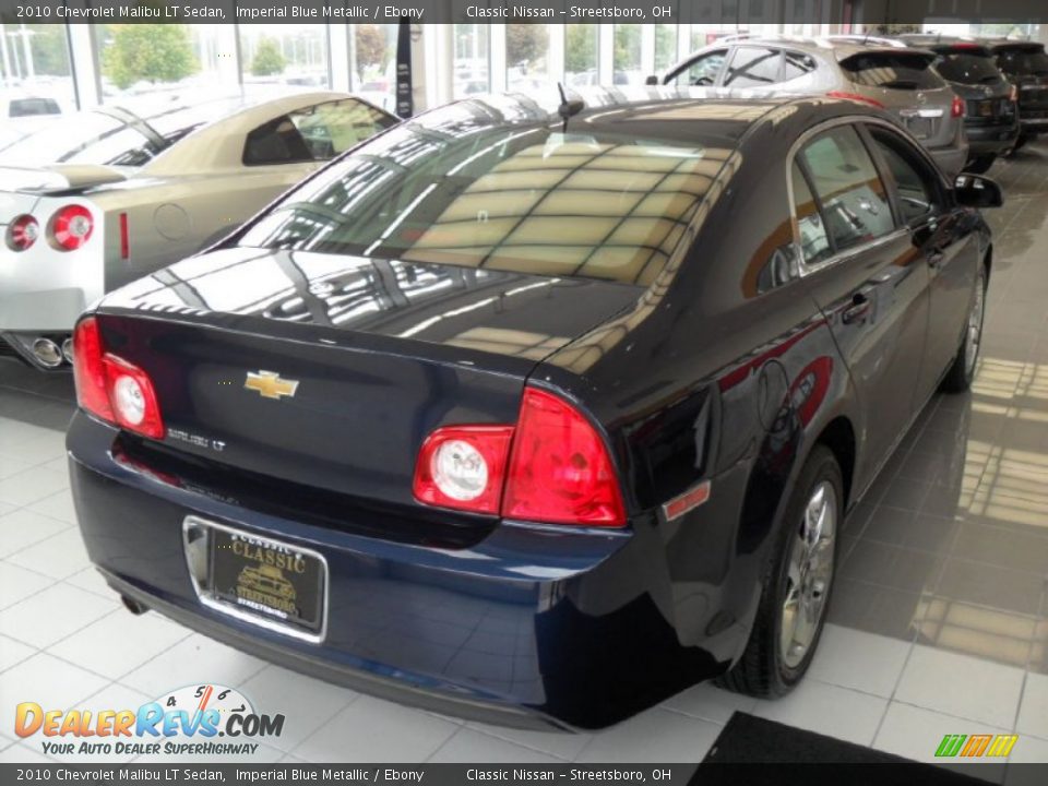 2010 Chevrolet Malibu LT Sedan Imperial Blue Metallic / Ebony Photo #2