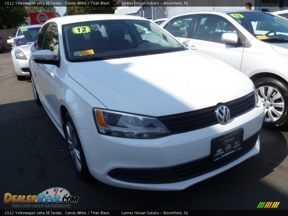 2012 Volkswagen Jetta SE Sedan Candy White / Titan Black Photo #1