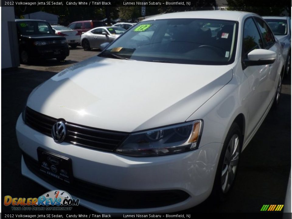 2012 Volkswagen Jetta SE Sedan Candy White / Titan Black Photo #3