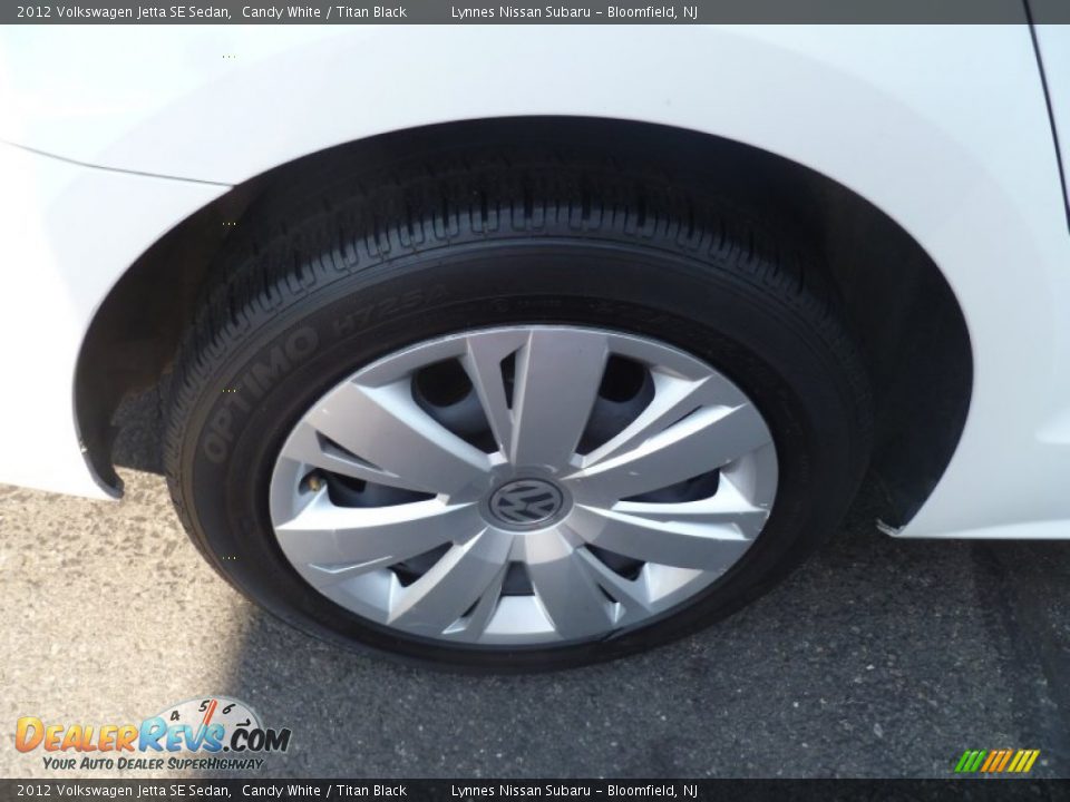 2012 Volkswagen Jetta SE Sedan Candy White / Titan Black Photo #11
