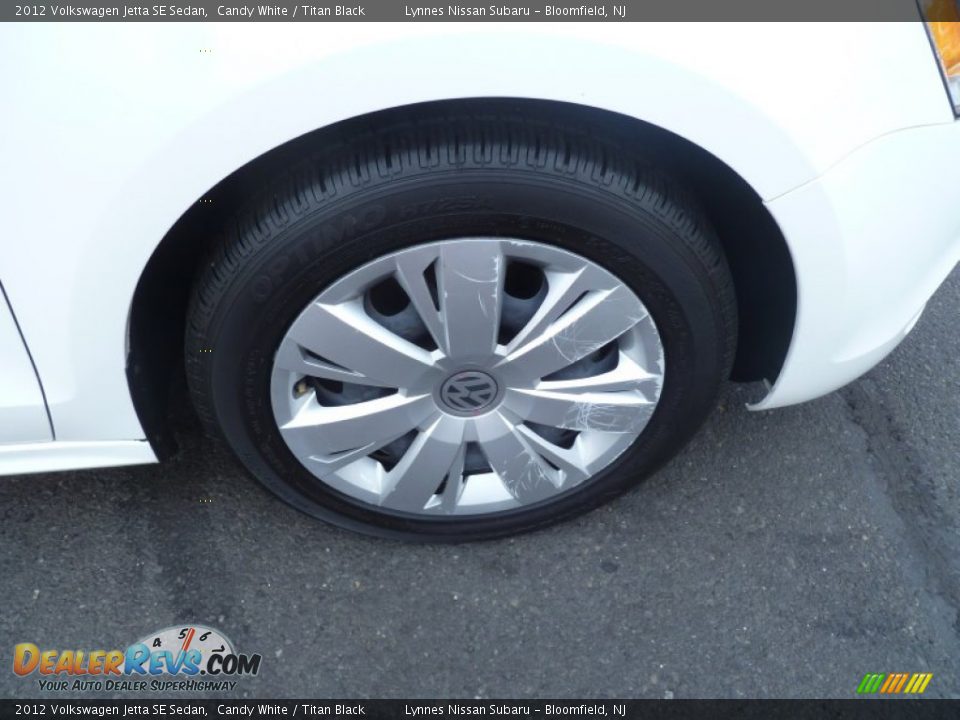2012 Volkswagen Jetta SE Sedan Candy White / Titan Black Photo #12