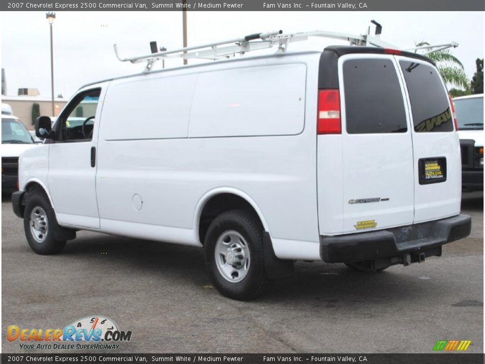2007 Chevrolet Express 2500 Commercial Van Summit White / Medium Pewter Photo #10