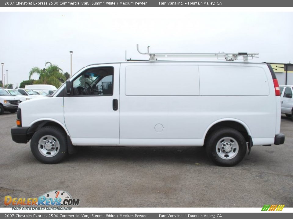 2007 Chevrolet Express 2500 Commercial Van Summit White / Medium Pewter Photo #11
