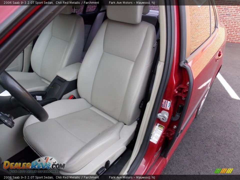 2006 Saab 9-3 2.0T Sport Sedan Chili Red Metallic / Parchment Photo #11