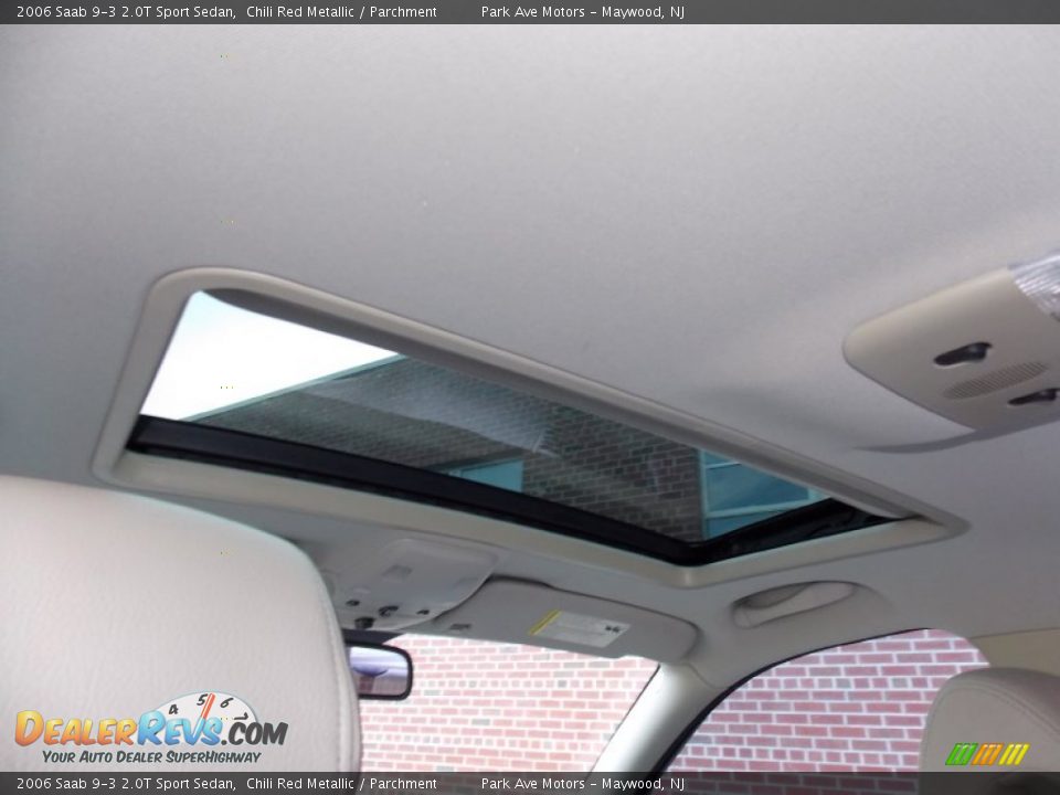 2006 Saab 9-3 2.0T Sport Sedan Chili Red Metallic / Parchment Photo #15