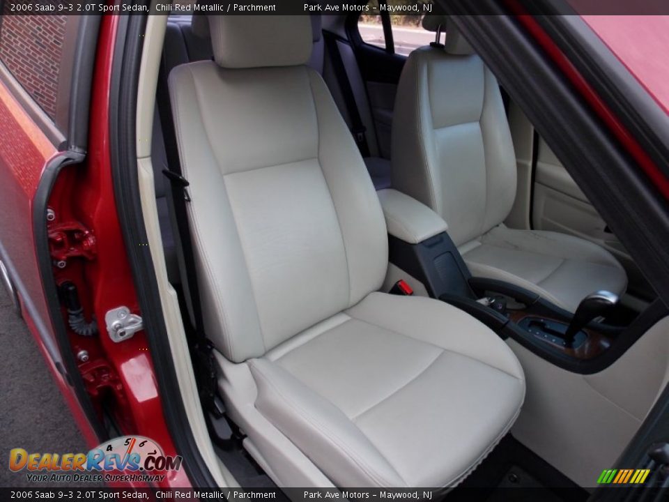 2006 Saab 9-3 2.0T Sport Sedan Chili Red Metallic / Parchment Photo #20