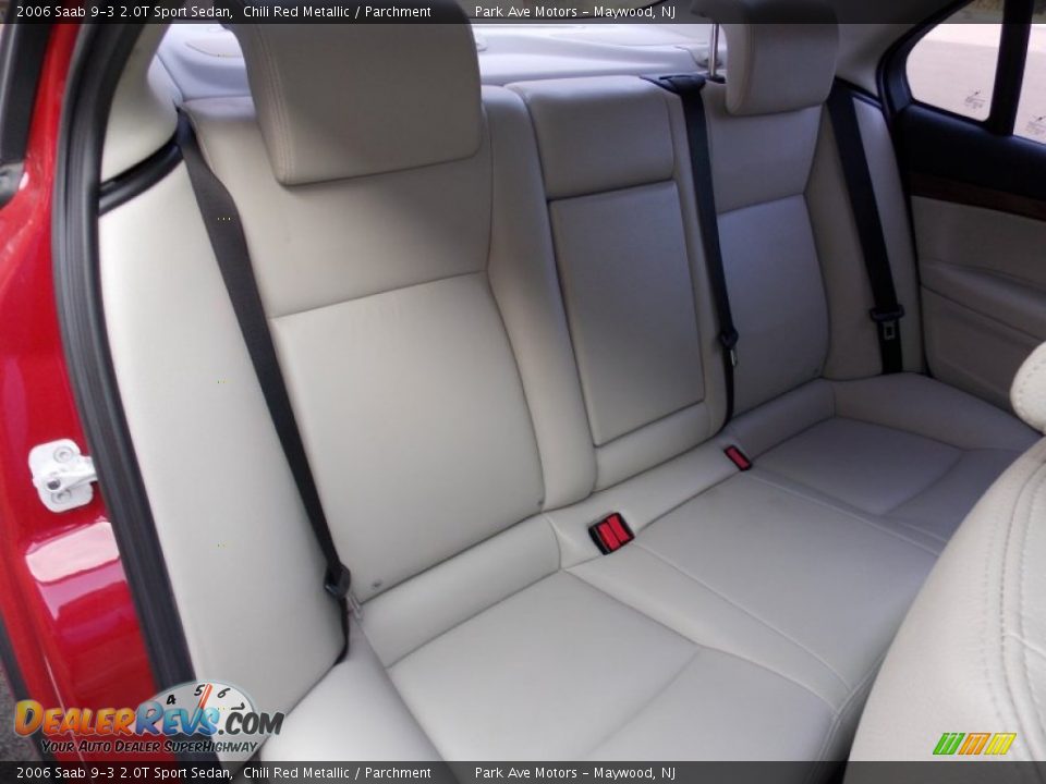 2006 Saab 9-3 2.0T Sport Sedan Chili Red Metallic / Parchment Photo #23