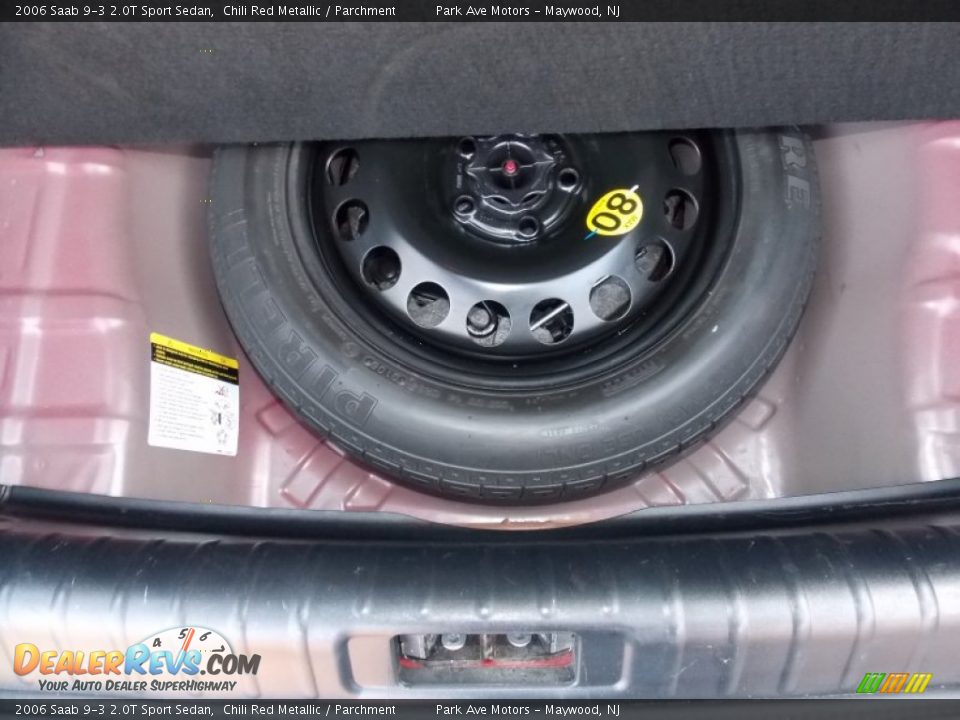 2006 Saab 9-3 2.0T Sport Sedan Chili Red Metallic / Parchment Photo #26