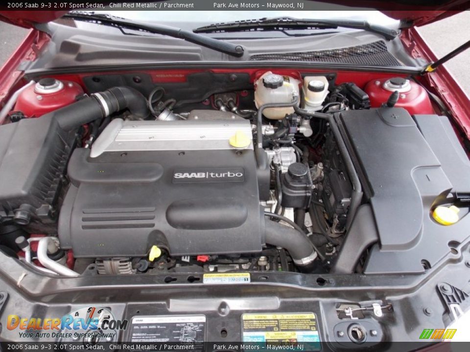 2006 Saab 9-3 2.0T Sport Sedan Chili Red Metallic / Parchment Photo #28