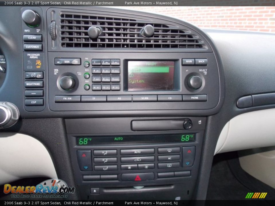 2006 Saab 9-3 2.0T Sport Sedan Chili Red Metallic / Parchment Photo #30