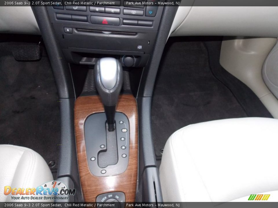 2006 Saab 9-3 2.0T Sport Sedan Chili Red Metallic / Parchment Photo #31