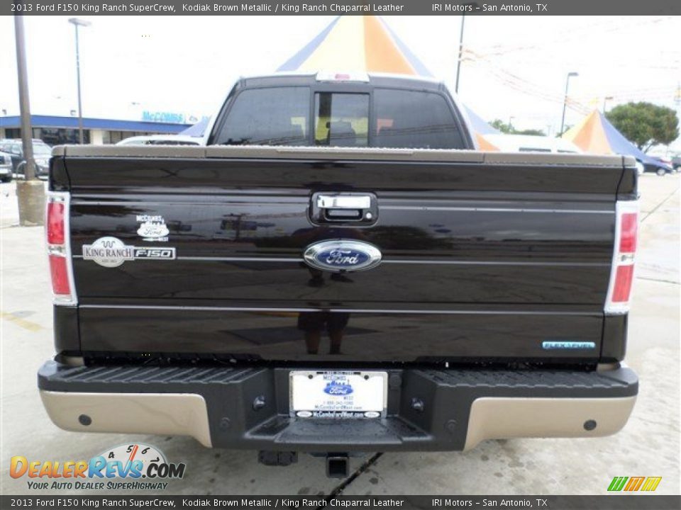 2013 Ford F150 King Ranch SuperCrew Kodiak Brown Metallic / King Ranch Chaparral Leather Photo #4