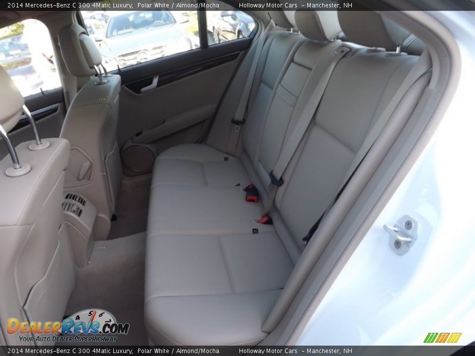 2014 Mercedes-Benz C 300 4Matic Luxury Polar White / Almond/Mocha Photo #6