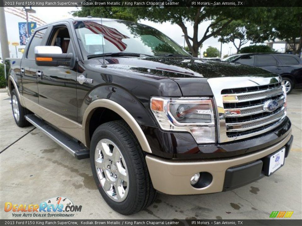 2013 Ford F150 King Ranch SuperCrew Kodiak Brown Metallic / King Ranch Chaparral Leather Photo #7