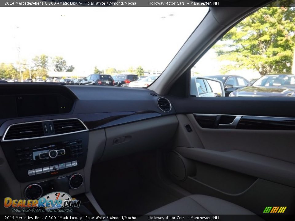 2014 Mercedes-Benz C 300 4Matic Luxury Polar White / Almond/Mocha Photo #8