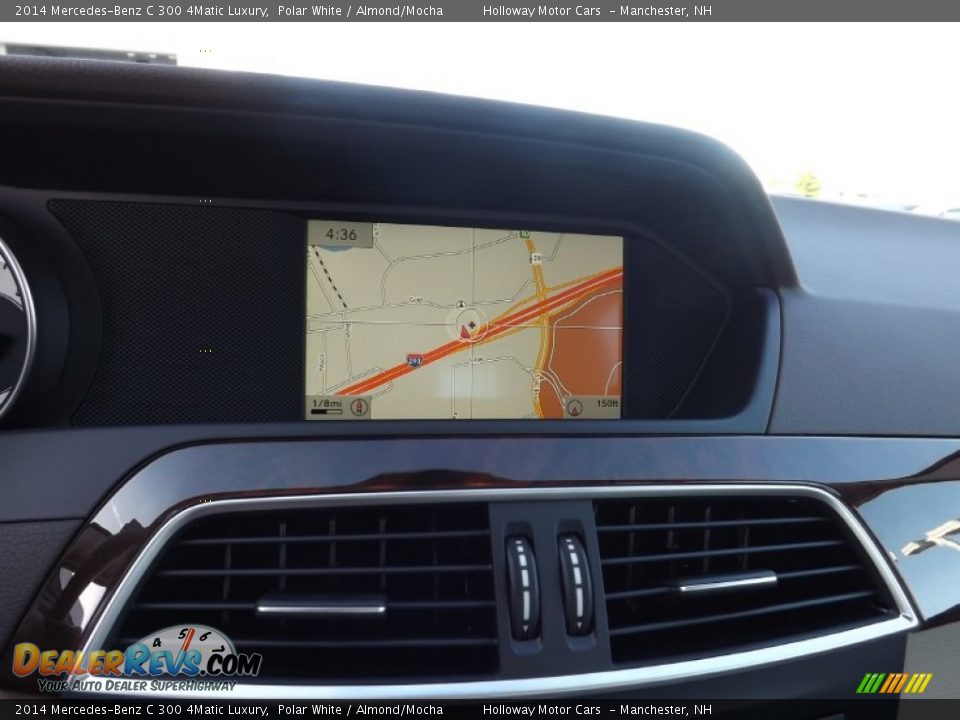 2014 Mercedes-Benz C 300 4Matic Luxury Polar White / Almond/Mocha Photo #10