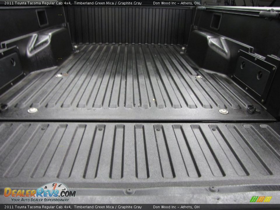 2011 Toyota Tacoma Regular Cab 4x4 Timberland Green Mica / Graphite Gray Photo #4