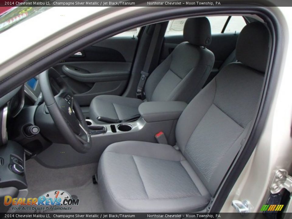 2014 Chevrolet Malibu LS Champagne Silver Metallic / Jet Black/Titanium Photo #10
