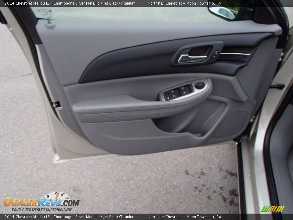 2014 Chevrolet Malibu LS Champagne Silver Metallic / Jet Black/Titanium Photo #11