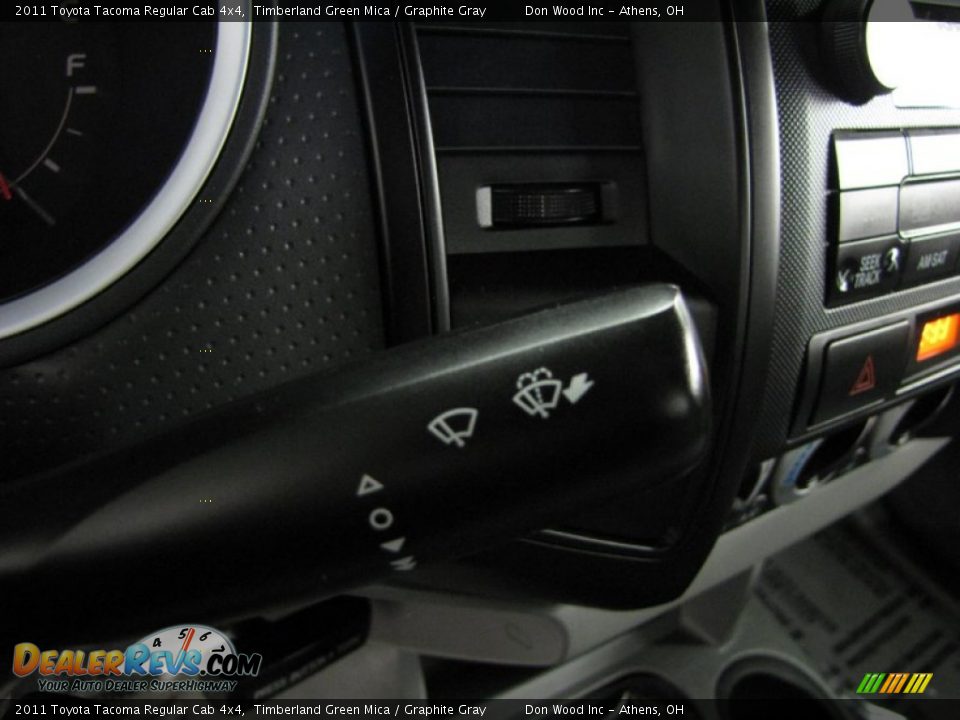 2011 Toyota Tacoma Regular Cab 4x4 Timberland Green Mica / Graphite Gray Photo #12