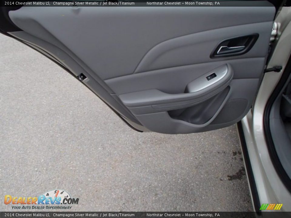 2014 Chevrolet Malibu LS Champagne Silver Metallic / Jet Black/Titanium Photo #13