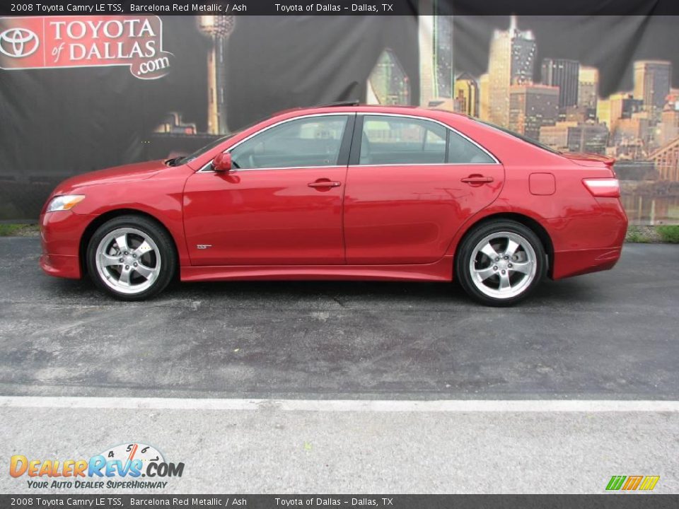 2008 Toyota Camry LE TSS Barcelona Red Metallic / Ash Photo #1